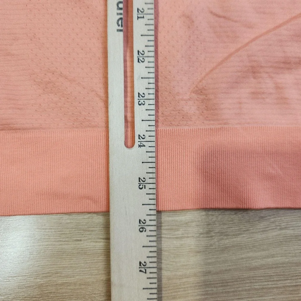 Lululemon Swiftly Tech Long Sleeve Shirt Womens 12 Pink Seamless Running Top